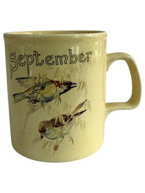 1977 The Country Diary Of An Edwardian Lady September Coffee Mug Bird England